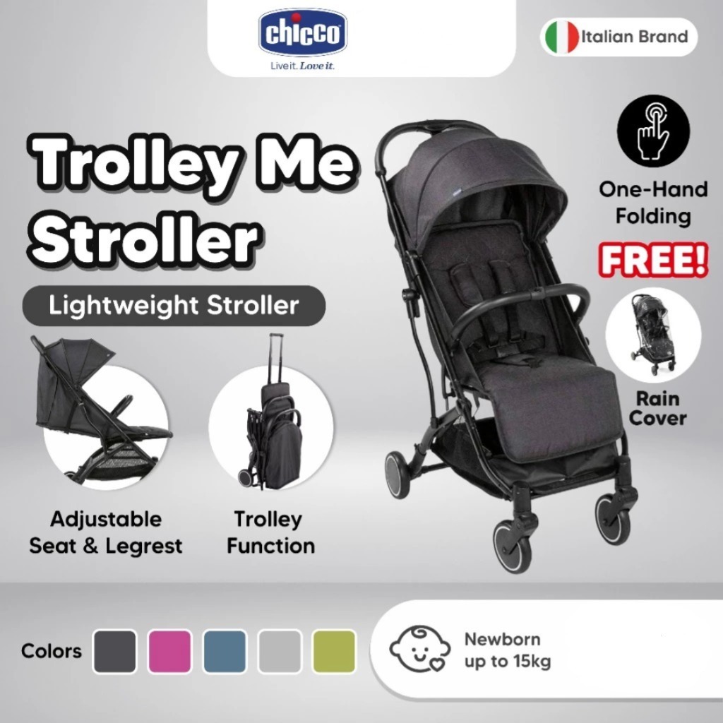 CHICCO Trolley Me Stroller / Stroller Bayi Lipat Travelling / Stroller Anak / Stroller Ringan