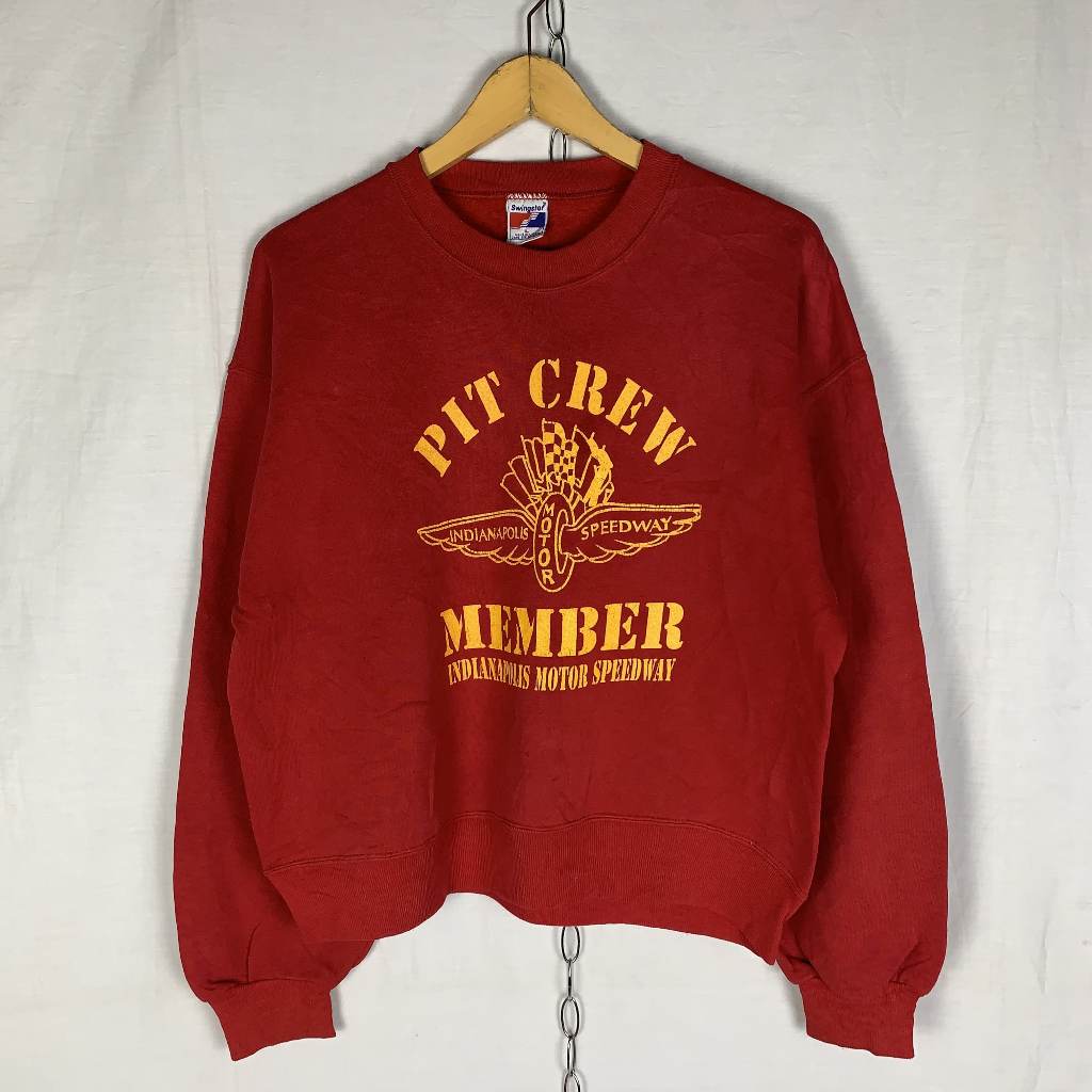 Vintage Indianapolis Motor Speedway Pit Crew Member Sweatshirt Crewneck