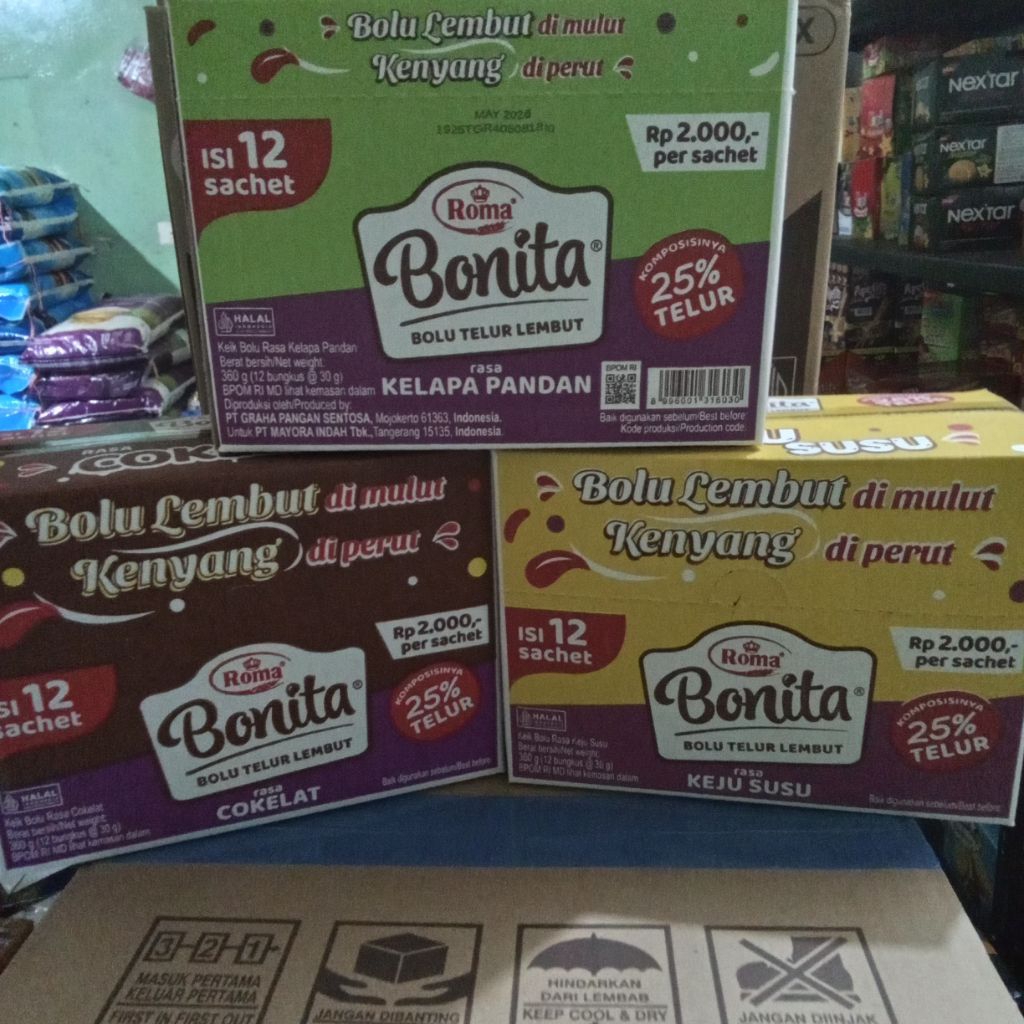 Roma Bonita |Bolu Telur Lembut