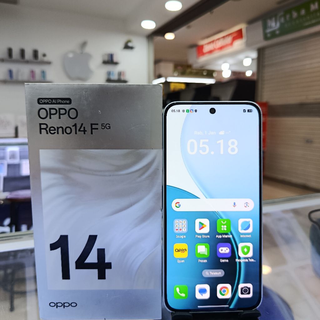 OPPO RENO 14F 5G 8/256 OPPO RENO14 F 8/256 OPPO RENO14F 5G 8/256 SECOND BEKAS GARANSI PANJANG