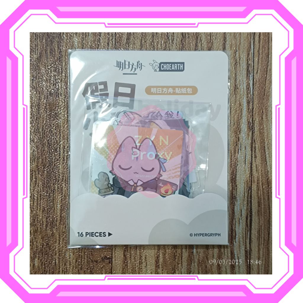 READY STOCK ARKNIGHTS [] Sticker Pack Holiday