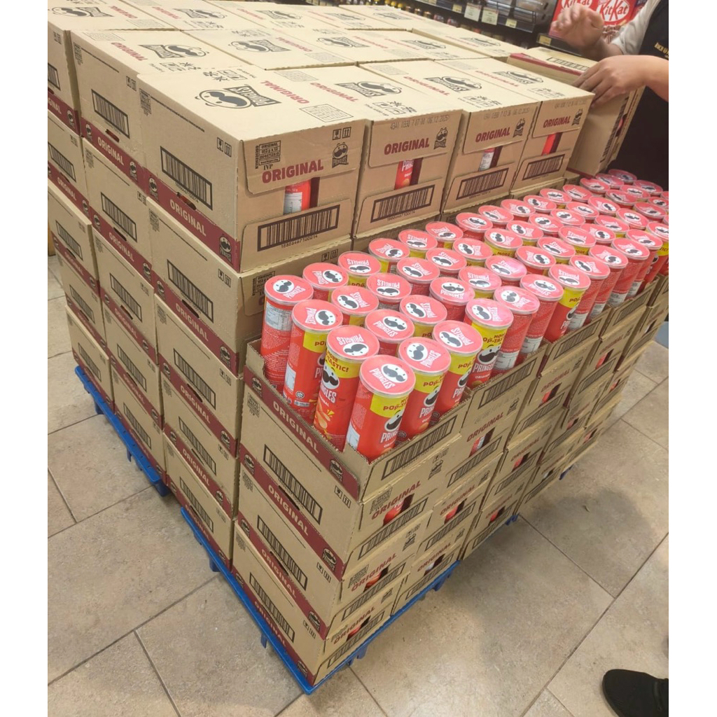 

Pringless 1 dos (12 kaleng X 102 g)