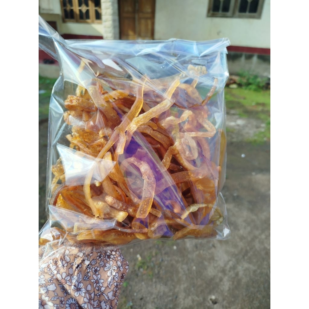 kerupuk kulit sapi rambak mikong khas lombok