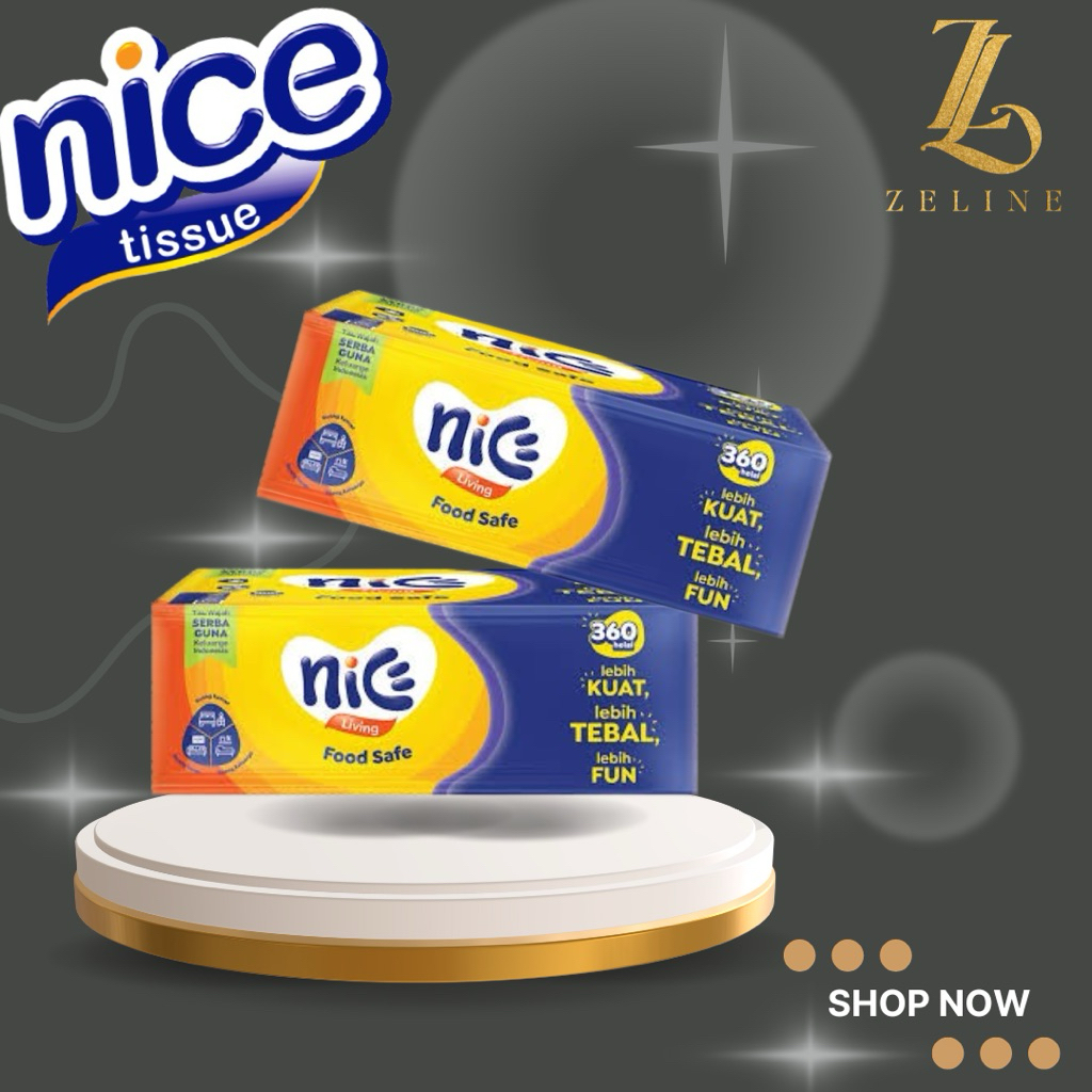 Tissu nice (SATUAN)/Tissu Nice/tisu nice360/tissu wajah/Nice 360sheet