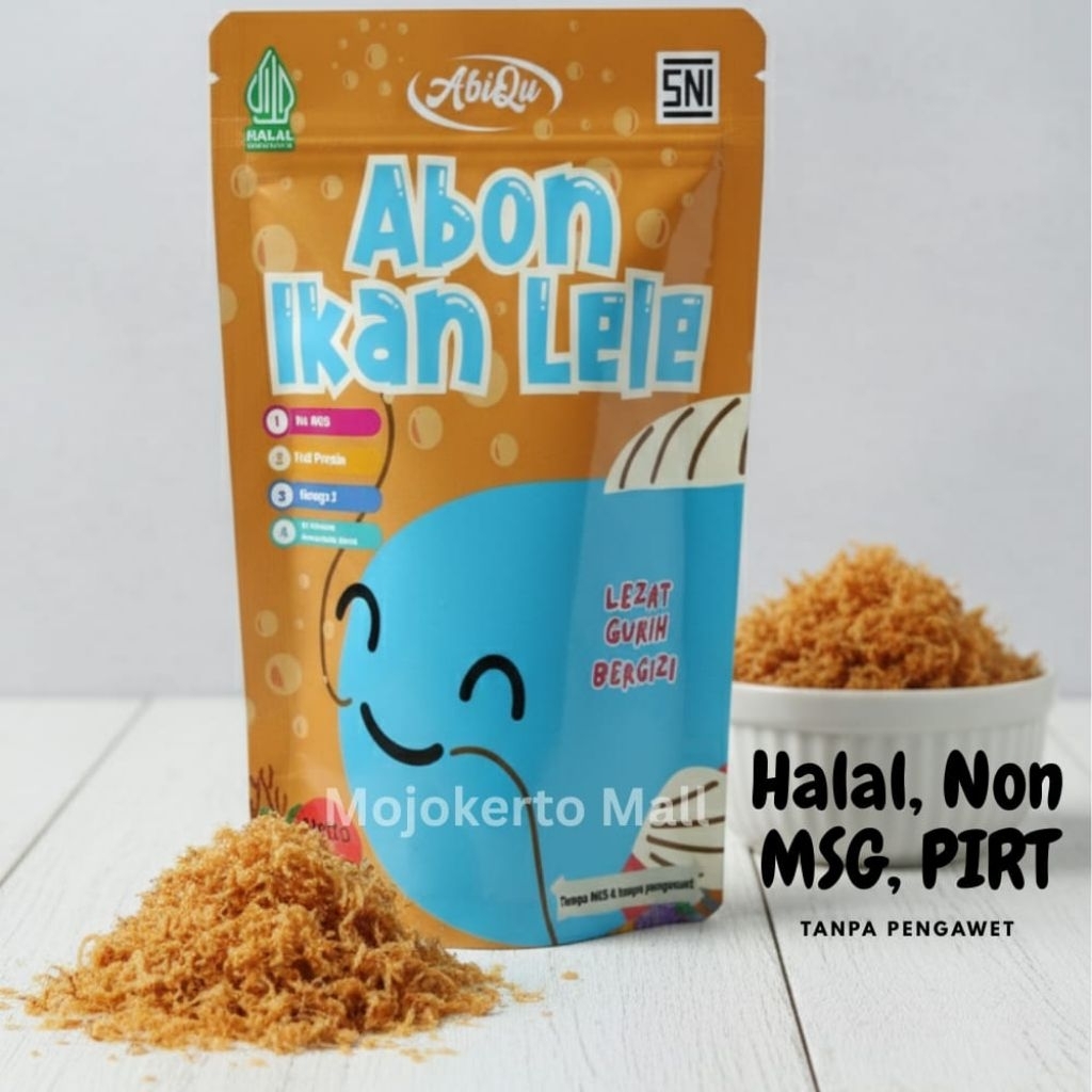 

Abon Ikan Lele 53 Gram Abon Mpasi Dewasa Abiqu Abon No MSG