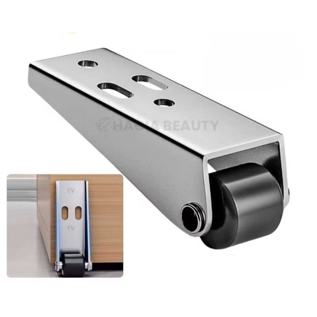 Roda Pintu Geser Bawah Geser Solusi Pintu Macet/Gesek Lantai Untuk Pintu Kayu/Kaca/Aluminium