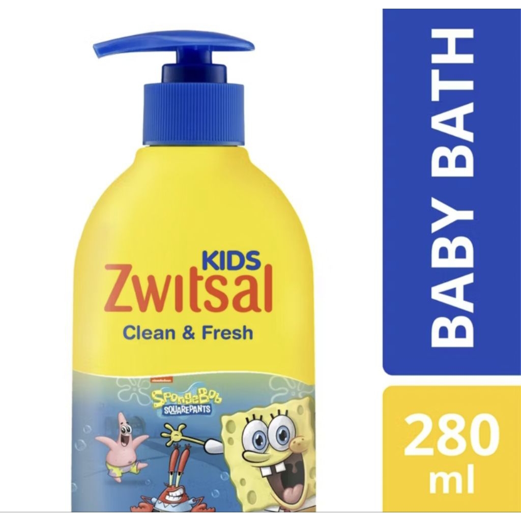 Zwitsal Kids Buble Bath Hair Body Wash 280ml - Sabun Mandi Bayi