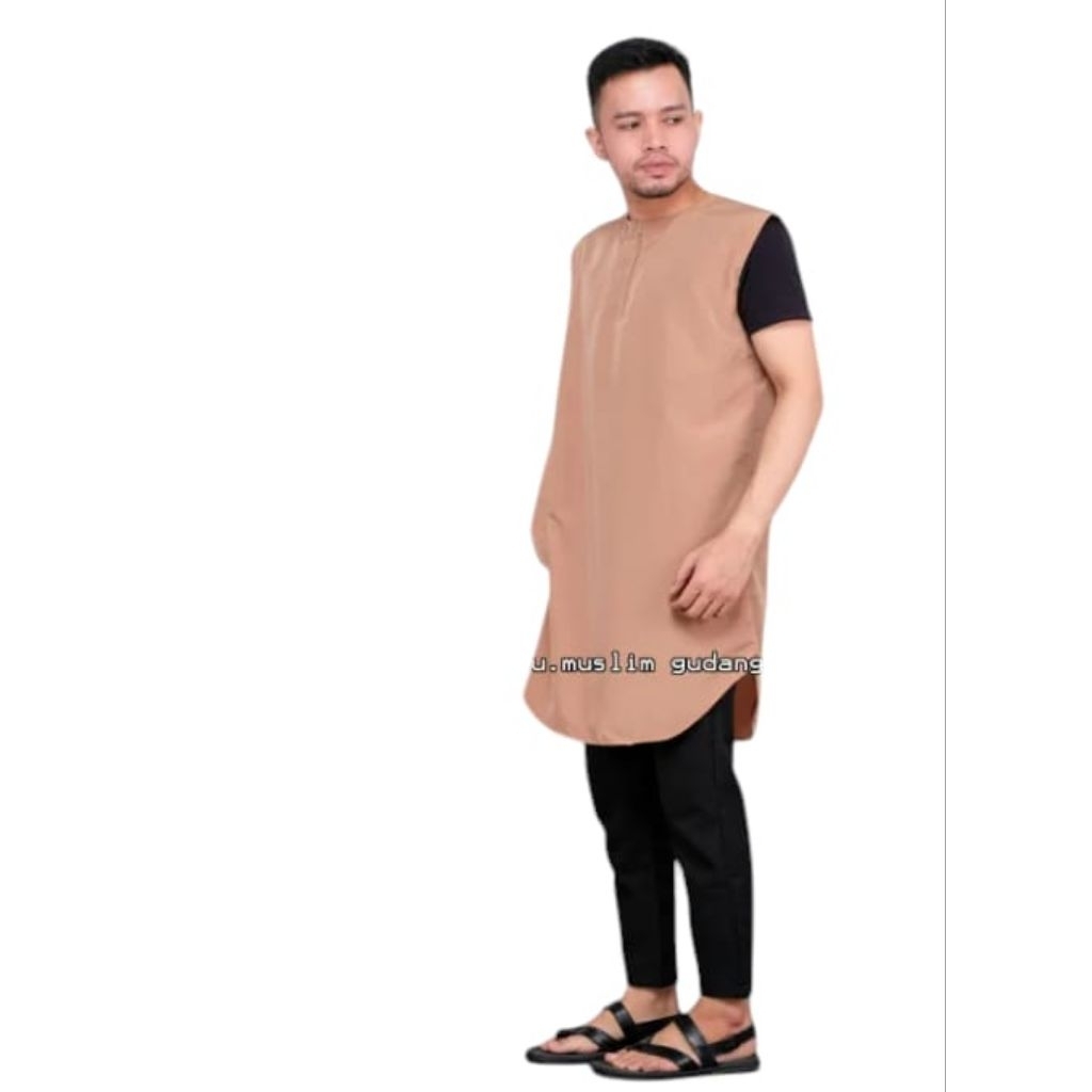 Rompi solat pria /Rosal ziper