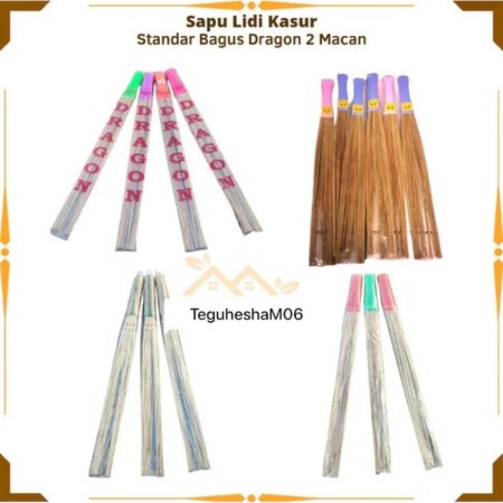 SAPU LIDI - SAPU LIDI KASUR DRAGON / SAPU LIDI KASUR 2 MACAN / SAPU LIDI DAUN KELAPA / SAPU LIDI BIA