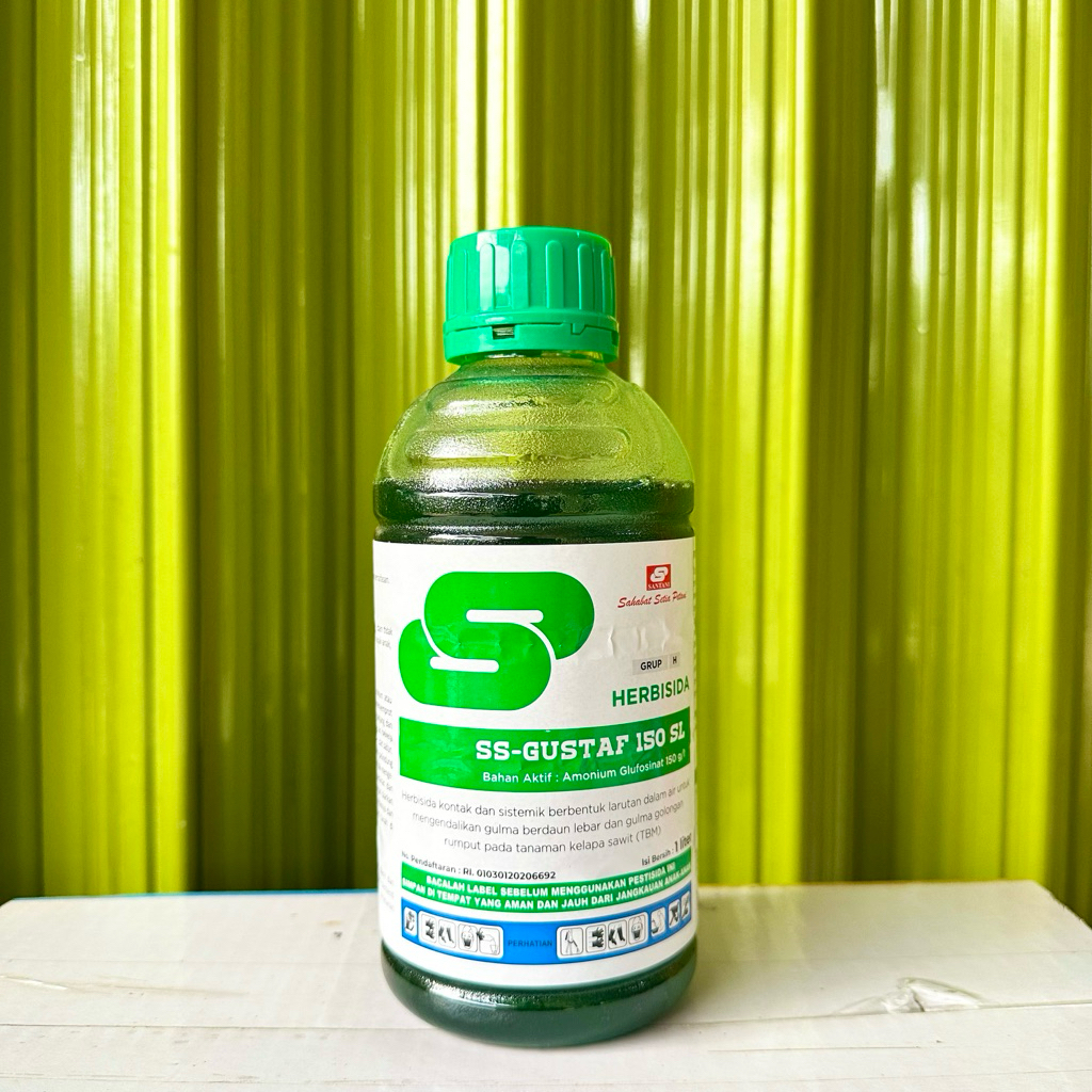Herbisida Kontak dan Sistemik SS-GUSTAF 150SL 1 Liter - Pembasmi Lulangan Paling Ampuh