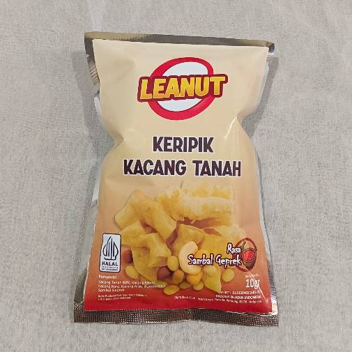 

Keripik Kacang Tanah Rasa Sambal Geprek 1 Pack ||| LEANUT ||| Snack Unik, Renyah, Gurih & BestSeller