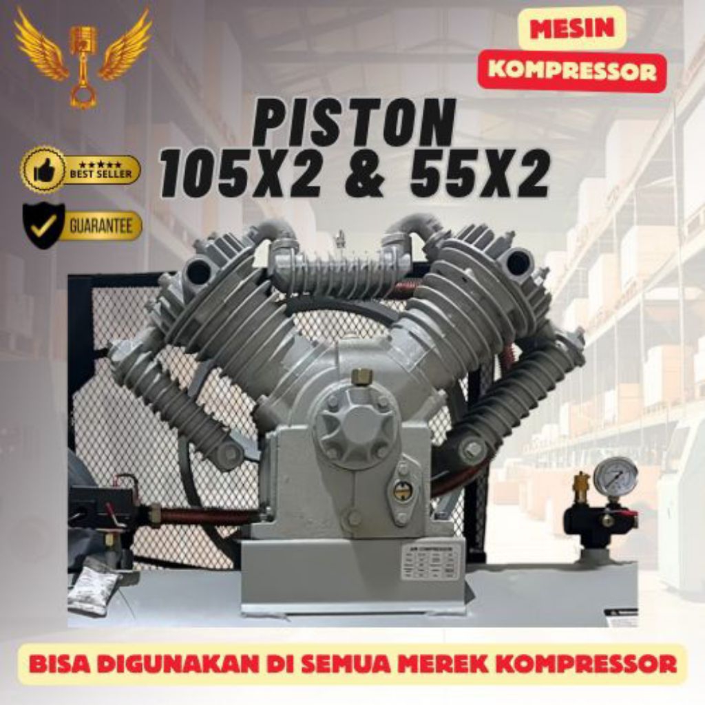 Bare Kompresor Piston 1 2 3 4 5 10 15 20 kepala kompresor angin 1hp 2hp 3hp 4hp 5hp 10hp 15hp