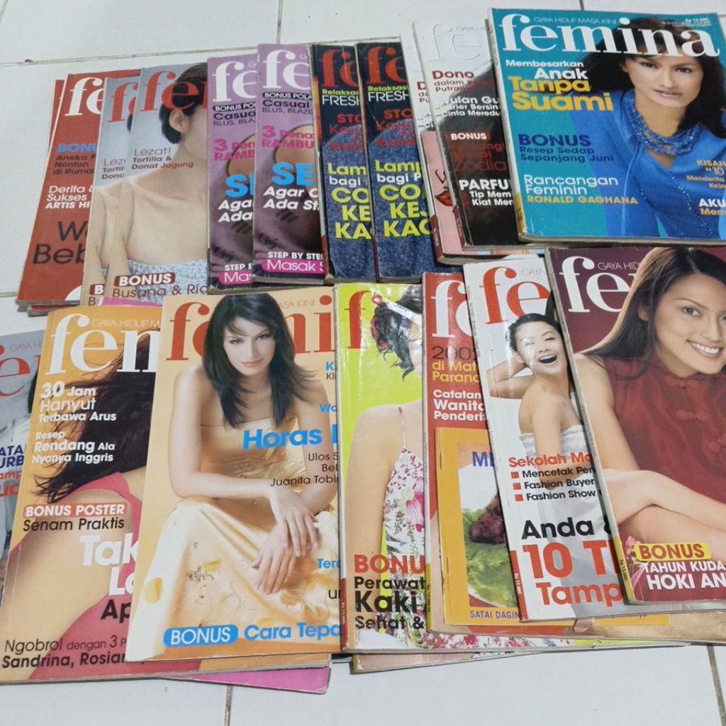 MAJALAH FEMINA TAHUN 2002