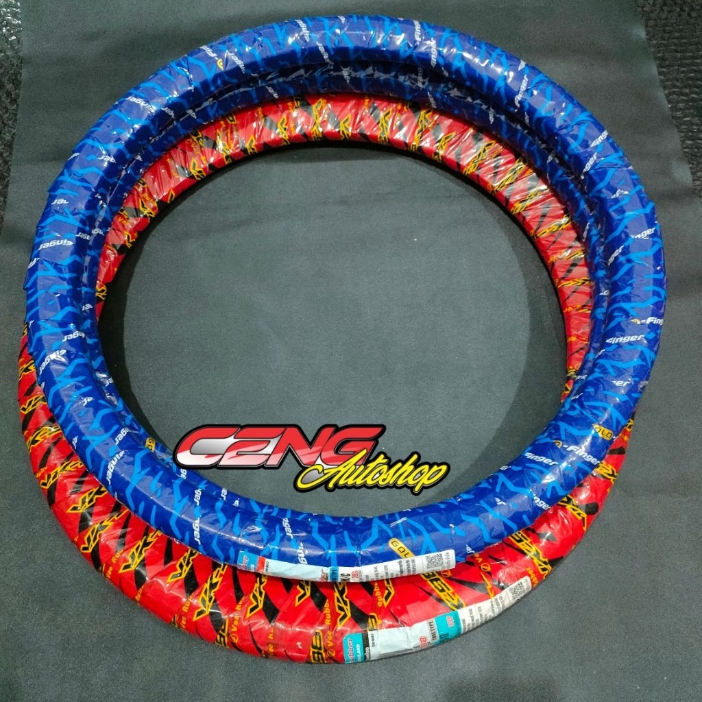 Ban Vee Rubber Gold Finger 17 45/90 dan Ban Vee Rubber VK-98 Kembang Lurus uk2.25-17 ban luar Ban Ve
