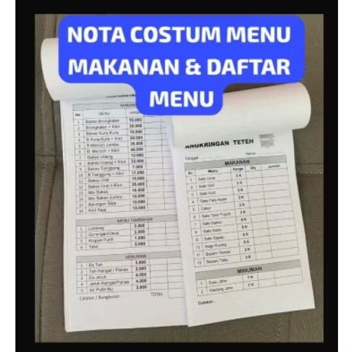 

NOTA COSTUM 1APLY / 2APLY