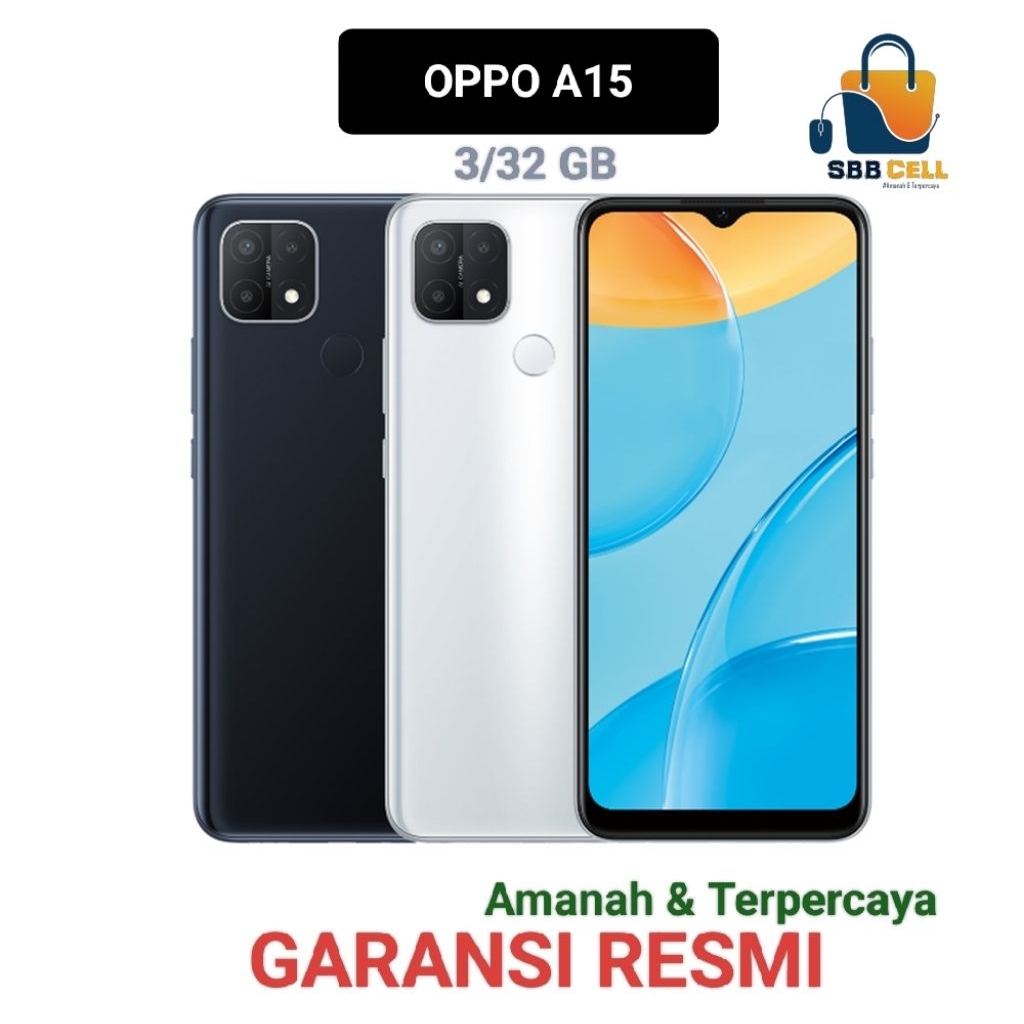 HP OPPO A15 3/32 GB - OPPO A 15 RAM 3GB ROM 32GB GARANSI RESMI