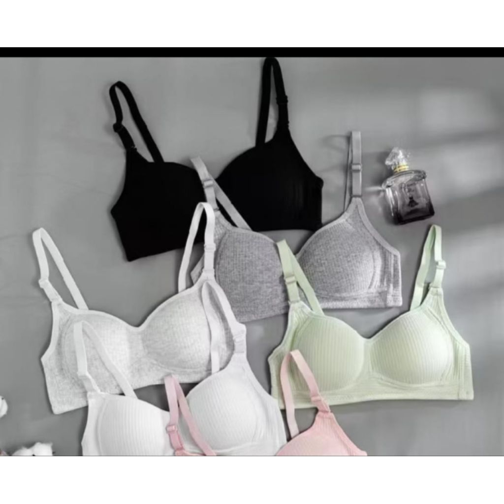 PROMO TERLARIS 6 PCS SPORT BRA|||BRA WANITA DEWASA|||BH WANITA 6 PCS MURAHBRA TANPA KAWAT||BRA WANIT