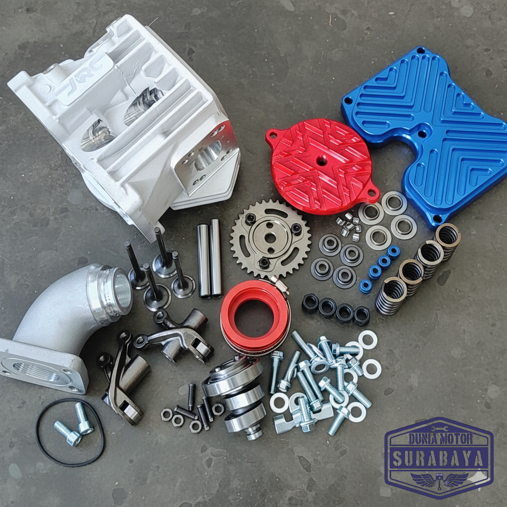 CYLINDER HEAD KOP JUPITER MX PNP KARISMA SUPRA X 125 JRC KLEP 19 22 25 22