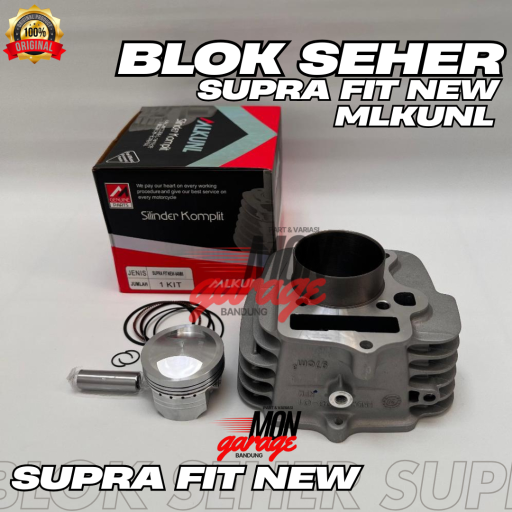 PAKET BORING BORE UP/BLOK SEHER SUPRA FIT NEW BORE UP 53/54/55/56MM KFM CYLINDER BLOK SUPRA FIT NEW