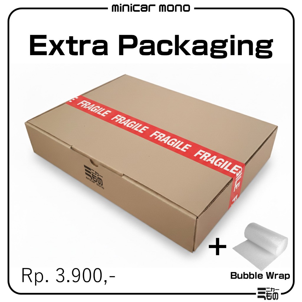 

Extra Packaging - Pengemasan Ekstra dengan Bubble Wrap