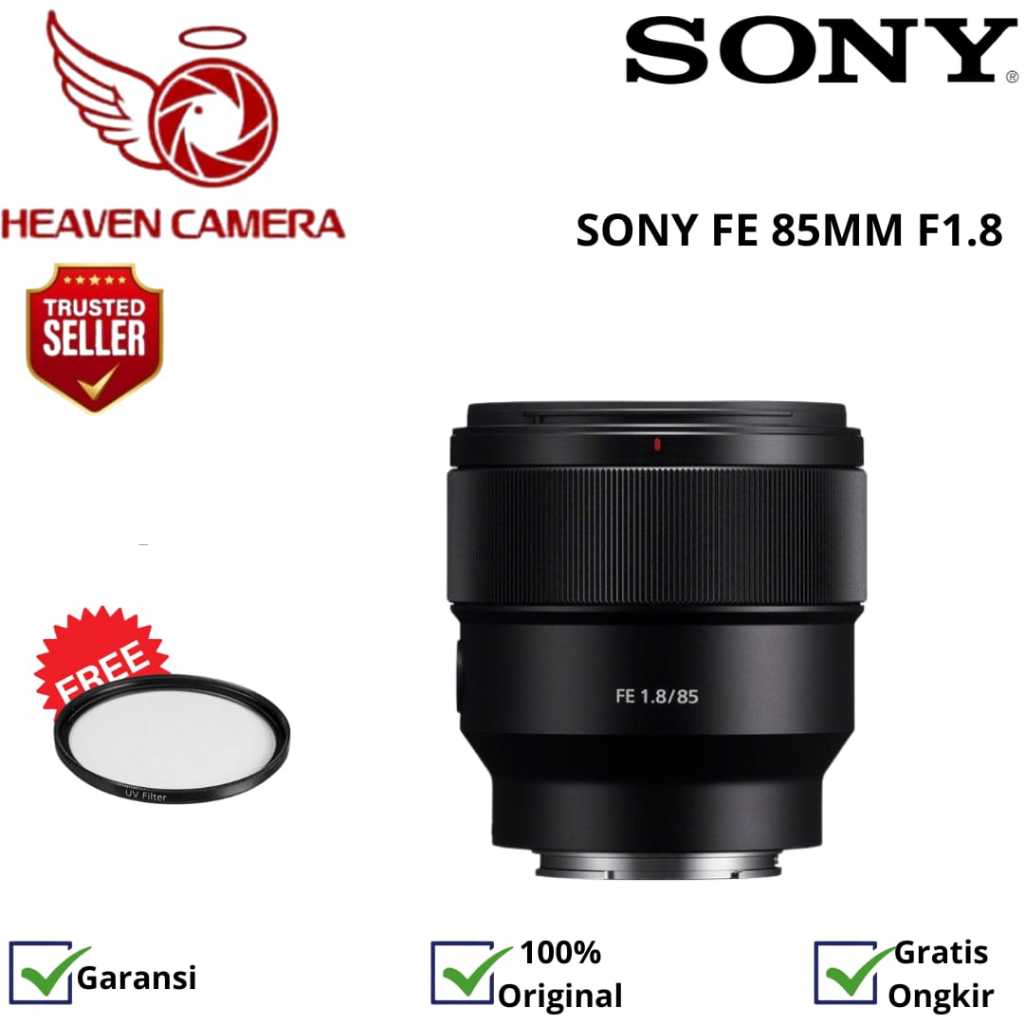 Sony FE 85mm f1.8 Sony 85 mm f/1.8 Garansi Resmi
