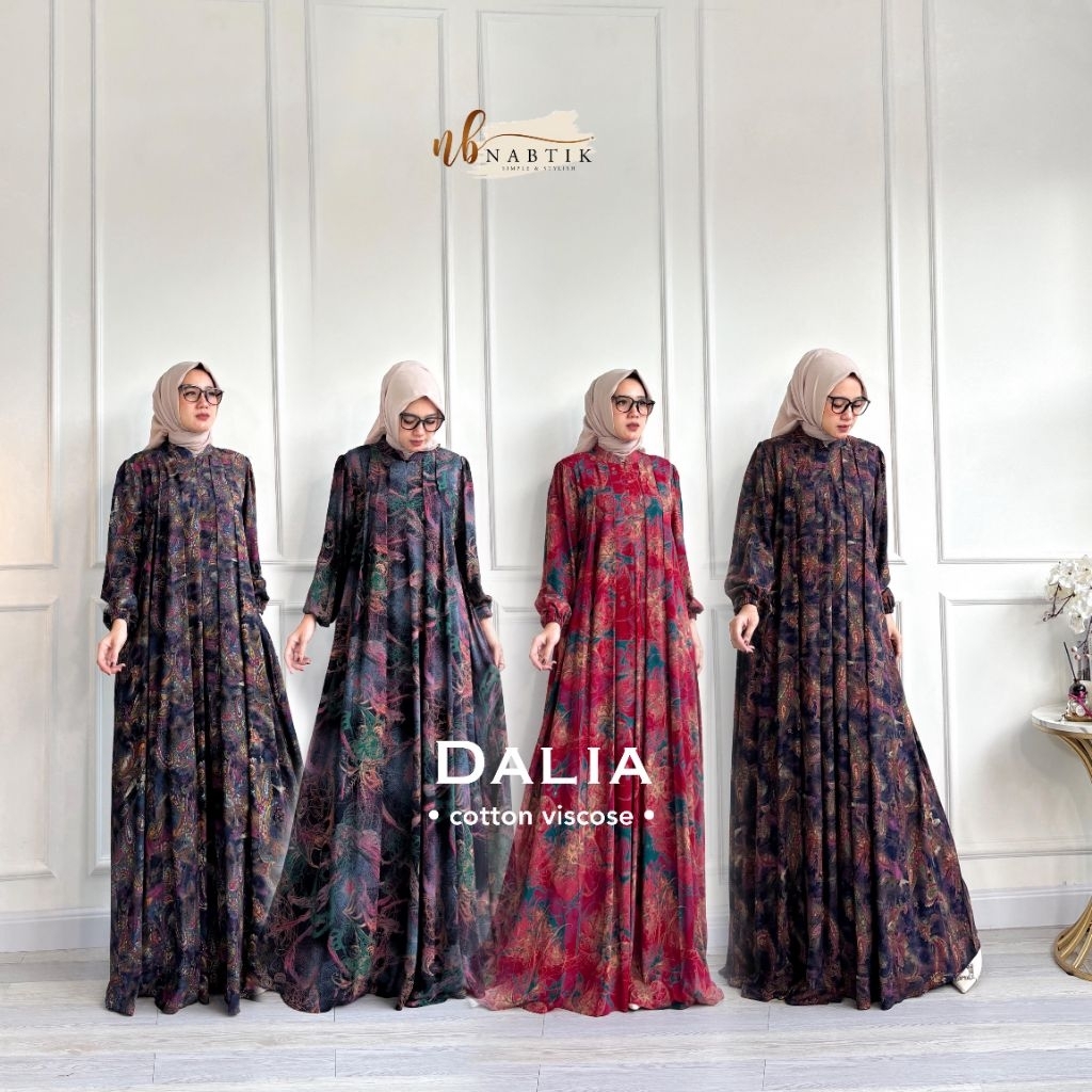 DALIA GAMIS RAYON WANITA ORIGINAL NABTIK