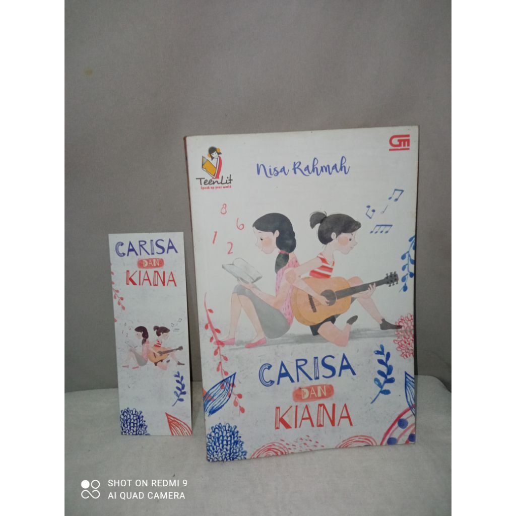 Preloved ORIGINAL Novel Carisa dan Kiana by Nisa Rahmah Bekas Penerbit Gramedia Second Unhaul PL Buk