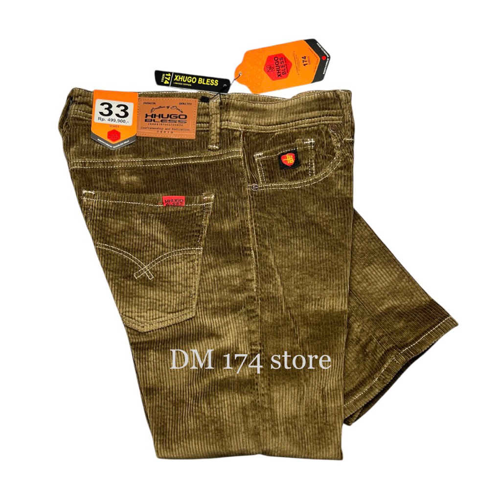 CELANA STANDAR CORDURAY PRIA//CELANA PANJANG PRIA PREMIUM CORDURAY XHUGO BLESS