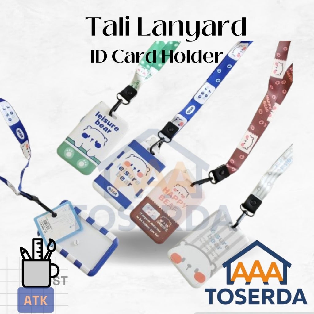 

AAA Toserda | Lanyard ID Card Photo Card Holder Tali Leher Lucu Aesthetic