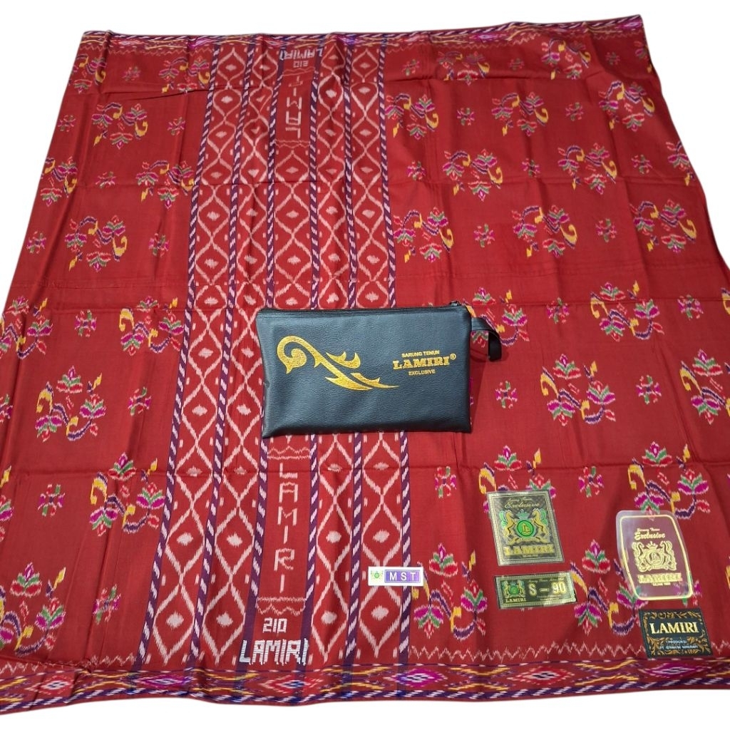 Sarung Lamiri A1 MST Kembang Sutra Original S-90 Jahit Tengah 210 Termurah Terbaru lamiri no.2 nya f