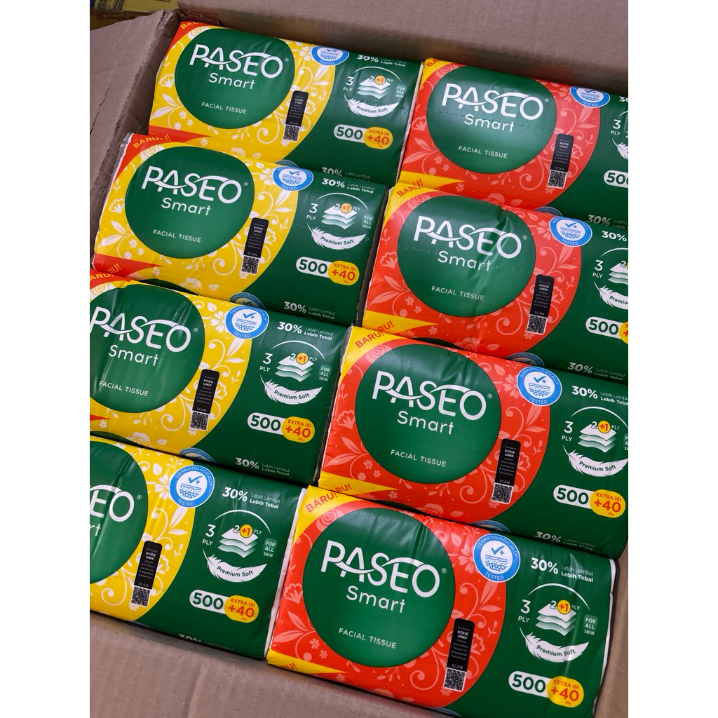 MURAH TISSUE PASEO SMART 250s ( 1 karton isi 48pc)bs Gosend