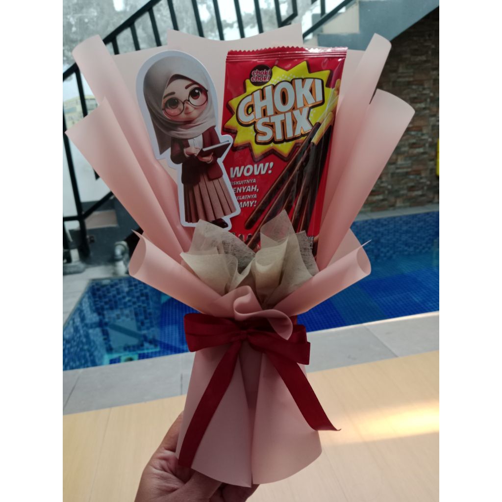 

Buket hari guru, ultah, gift