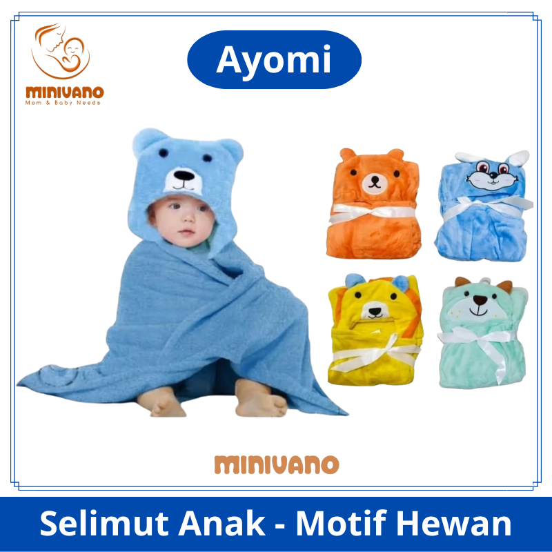 Selimut Anak - Motif Hewan Lucu - 7914