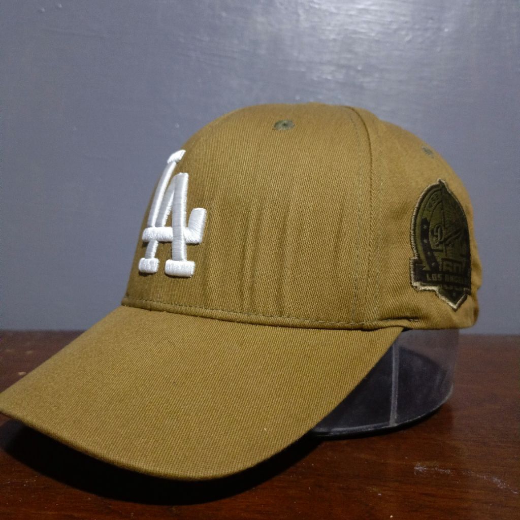 Topi Baseball MLB Dodgers Second Caps Bisbol Logo LA