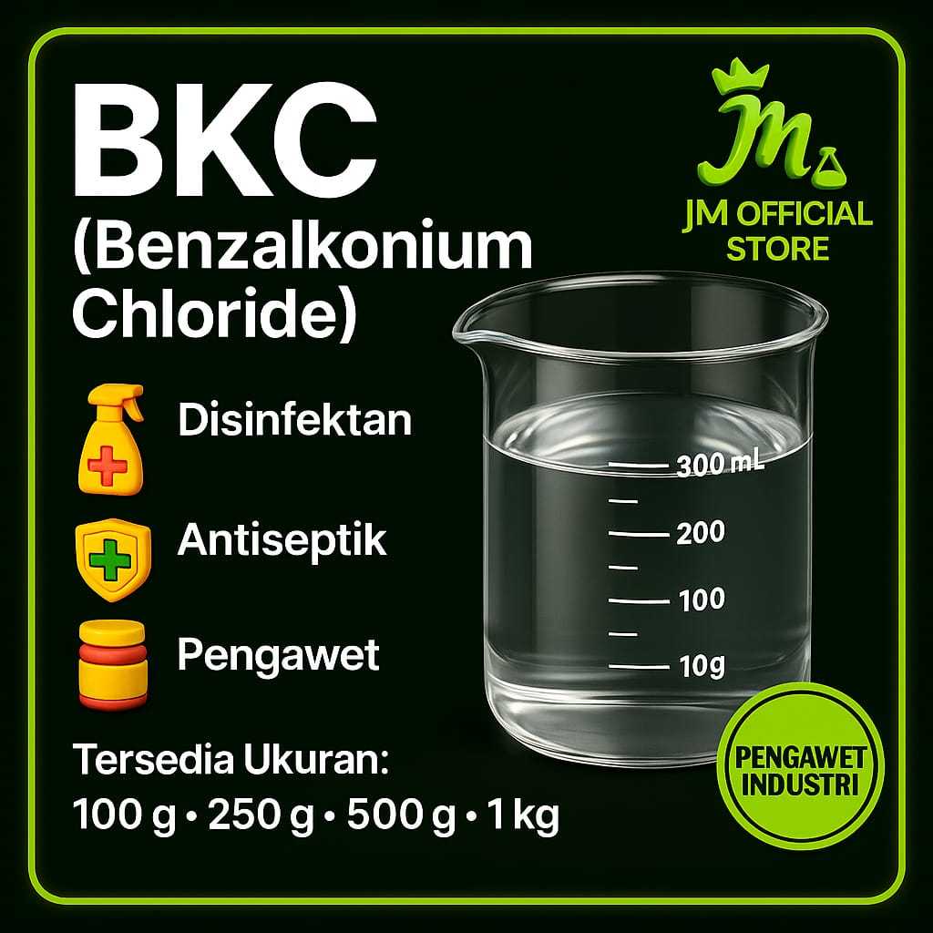 BKC / Benzalkonium Chloride / Anti Bakteri / BKC 50% 100ml