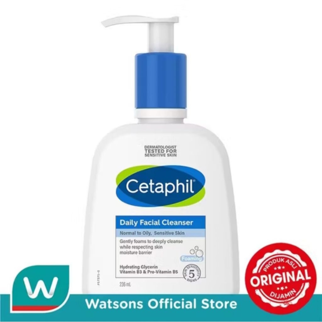 preloved cetaphil daily face cleanser 236ml