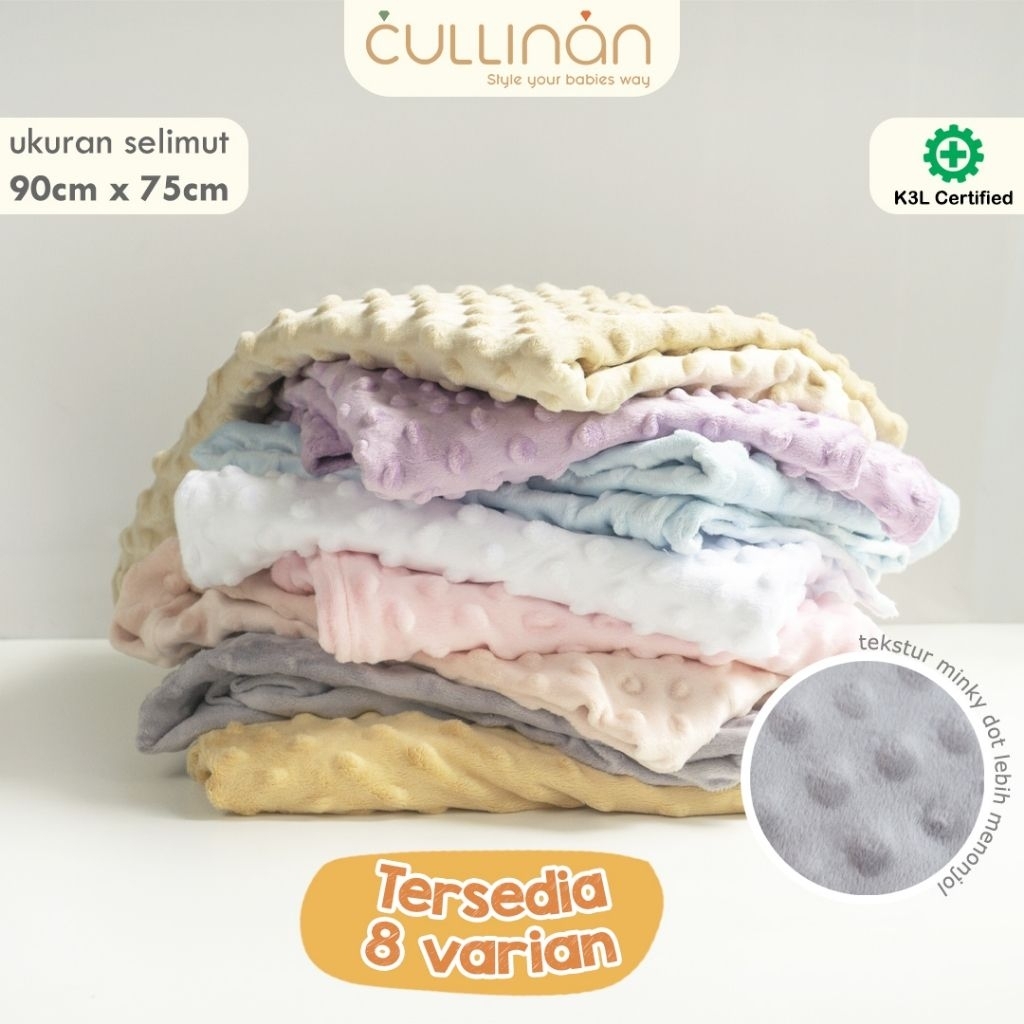 CULLINAN MINKY DOT BLANKET