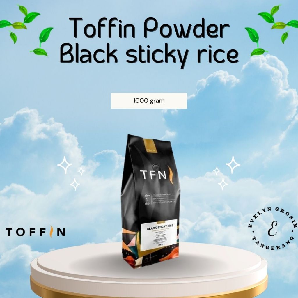 

Toffin Frappe Ketan Hitam Powder 1000 GR - black stick rice 1kg