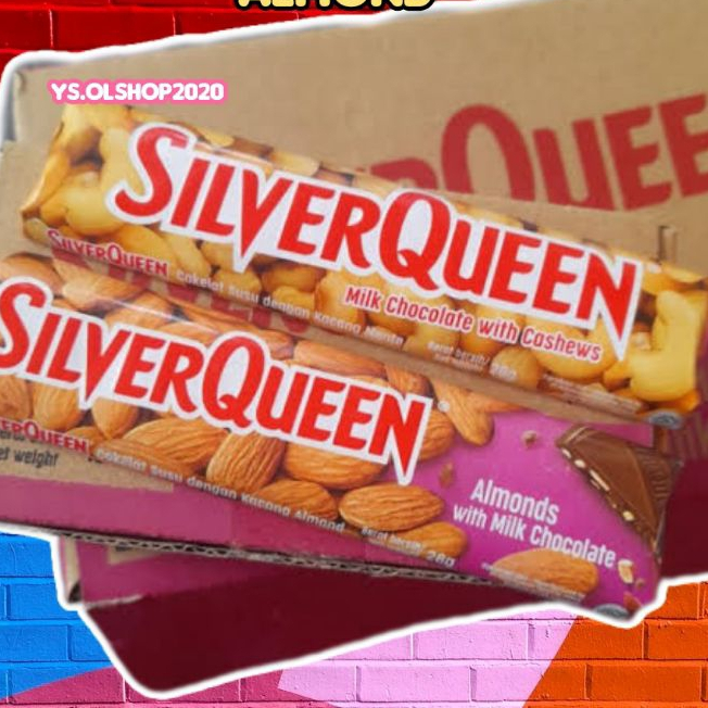 

Ready Silverqueen 22 Gr x 10 Pcs Rasa Almond dan Cashew/YS.OLSHOP2020