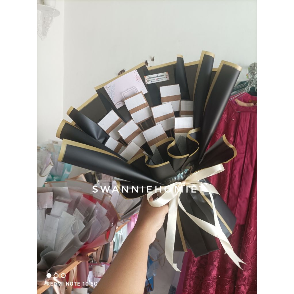 buket kosongan kopi/ buket kosongan snack/ buket kosongan coklat / buket kosongan tinggal tempel isi
