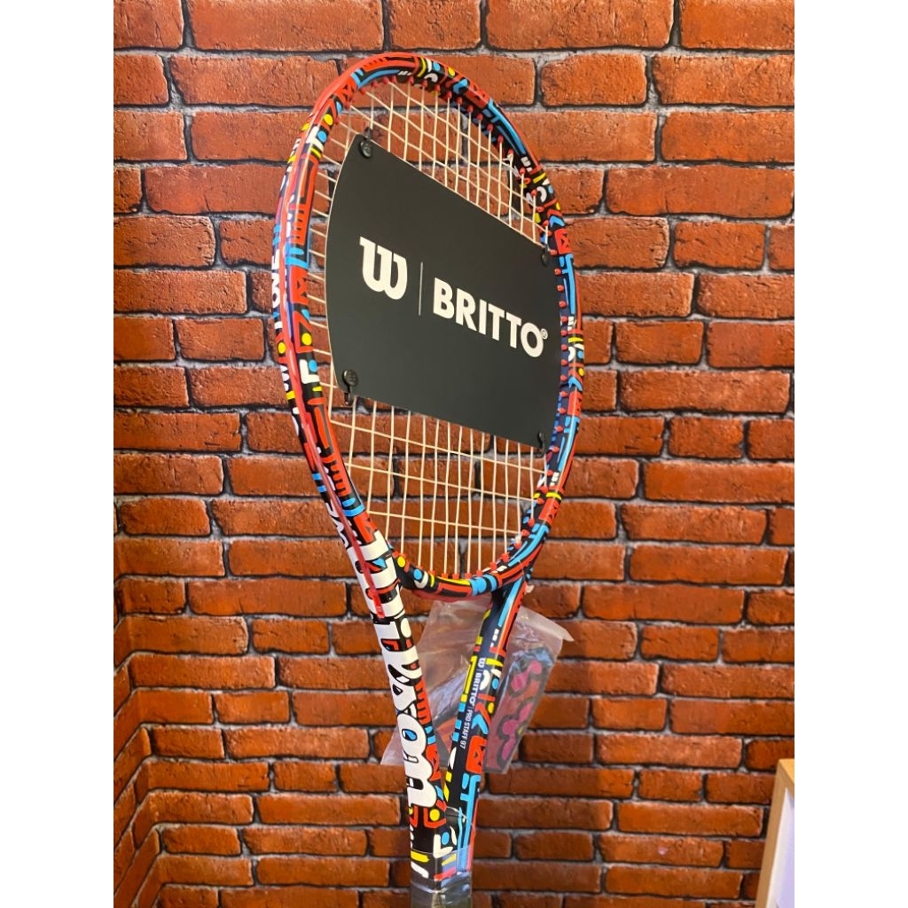 Raket Tennis Wilson Brito Merah Pro Staff 97 315gr