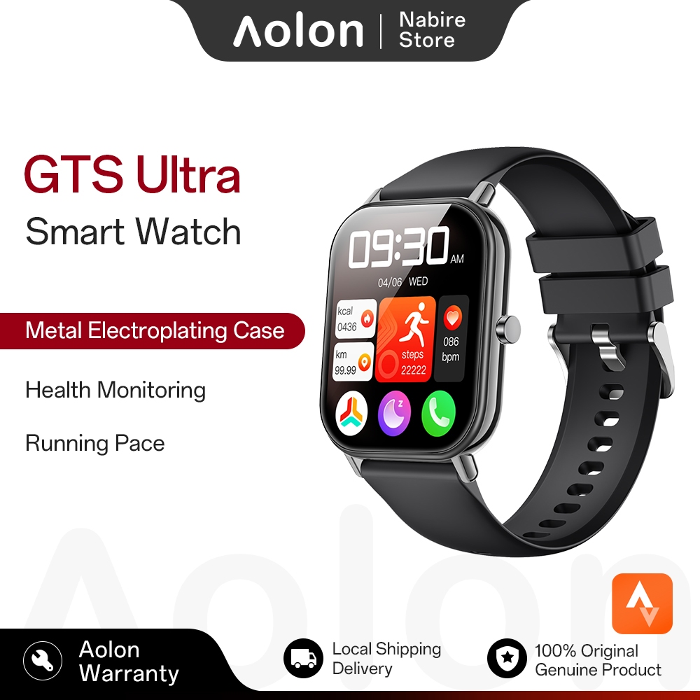 Aolon GTS Ultra Smart Watch Original Running Pace Support Call Health Monitoring Waterproof