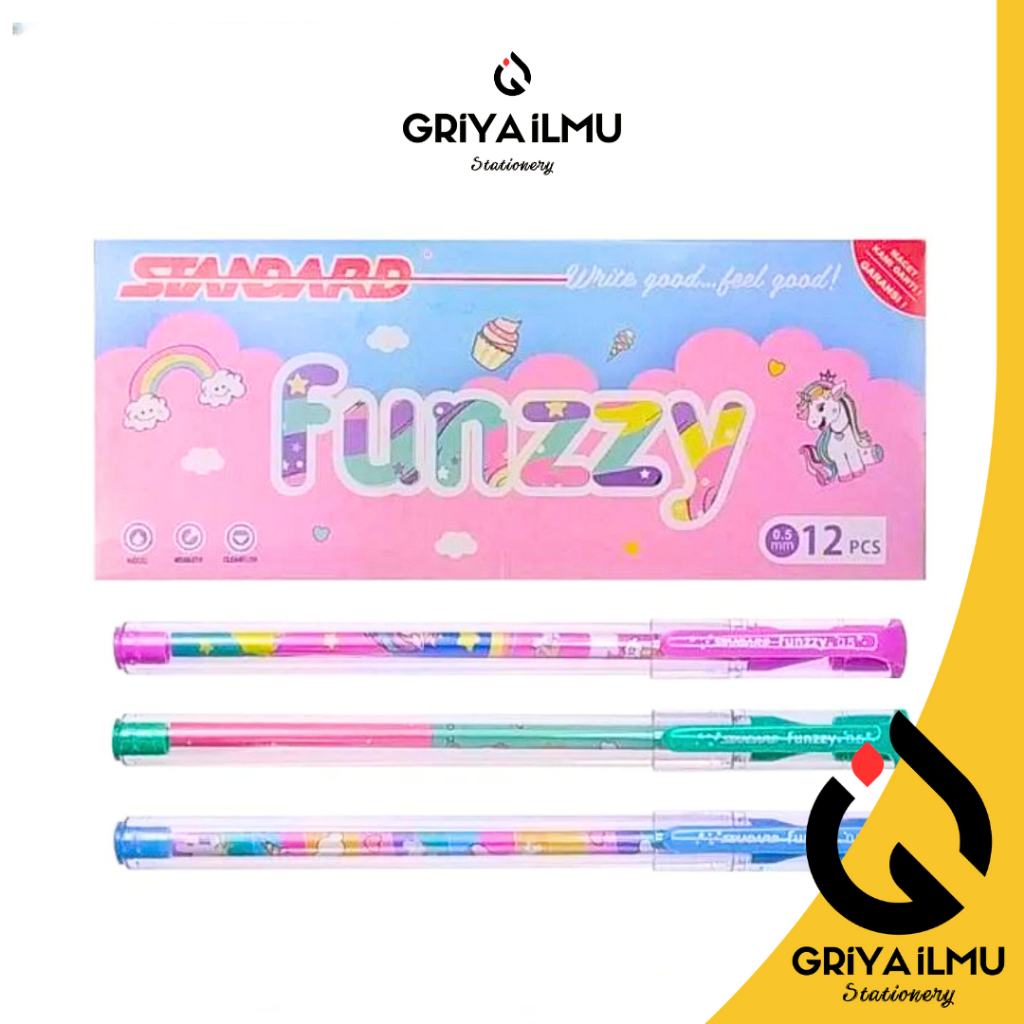

Bolpoin Gel/Pulpen Gel STANDART Funzzy Unicorn H20 (024129)