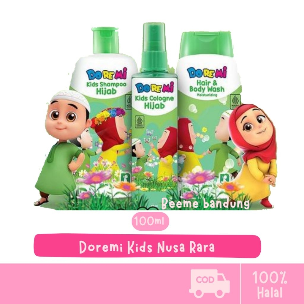 Doremi Nusa Rara Shampoo Hair Body Wash Kids Colonge | Perlengkapan Mandi Anak