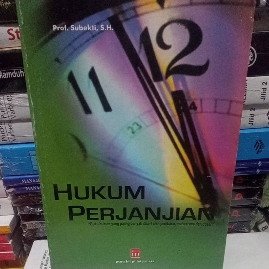 hukum perjanjian prof Subekti