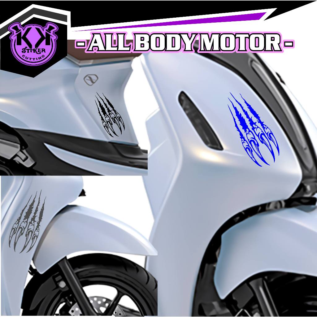 SC.359/STICKER CUTTING/STIKER CAKAR/STIKER 3D/STIKER 3D CAKAR/STIKER CAKAR KUKU/STIKER CAKAR HEWAN