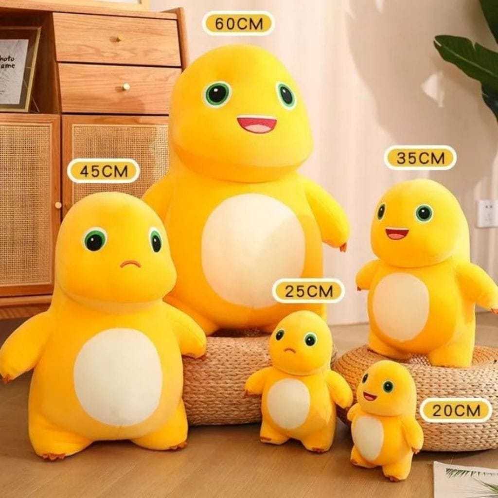 Boneka Dino Kuning Nalong Cartoon Dinosaurus Nalong Susunaga Boneka Anime Lucu