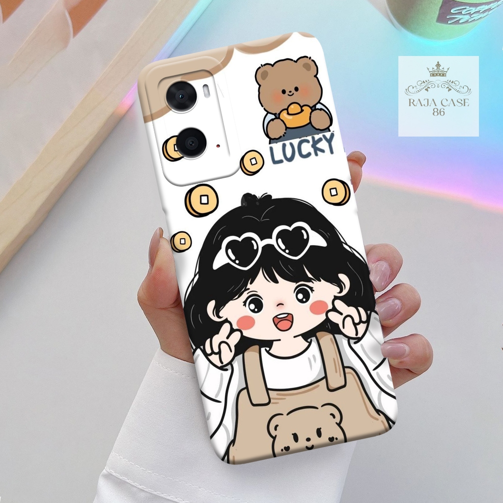 Case Oppo A76 / A96 - casing Oppo A76 - Motif case Cartoon - Pelindung handphone - Oppo - Softcase O
