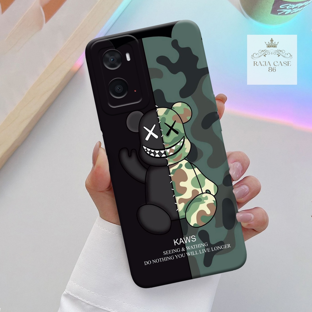 Case Oppo A76 / A96 - casing Oppo A76 - Motif case Branded - Pelindung handphone - Oppo - Softcase O