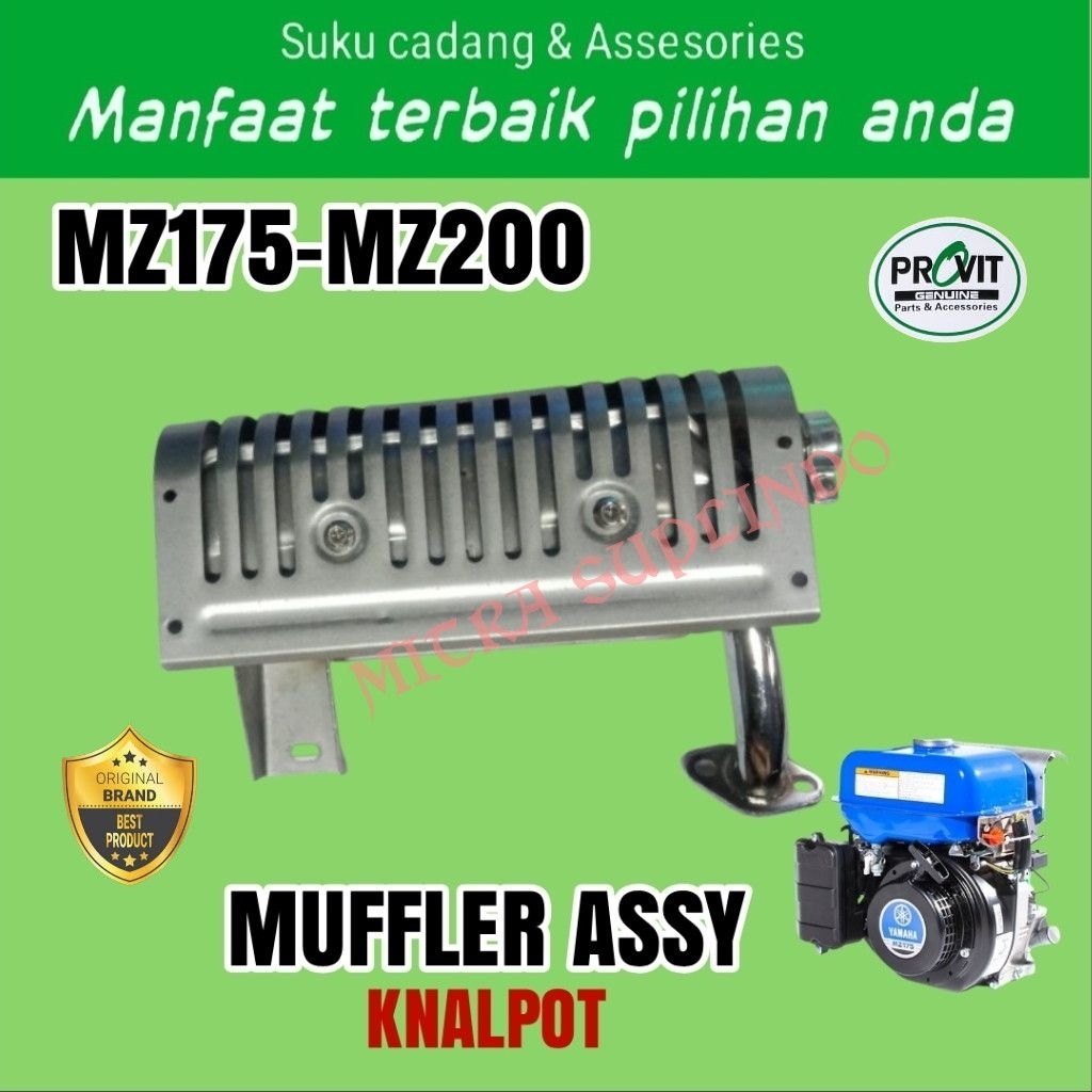 MZ175-MZ200 Muffler assy/Knalpot mesin model YAMAHA